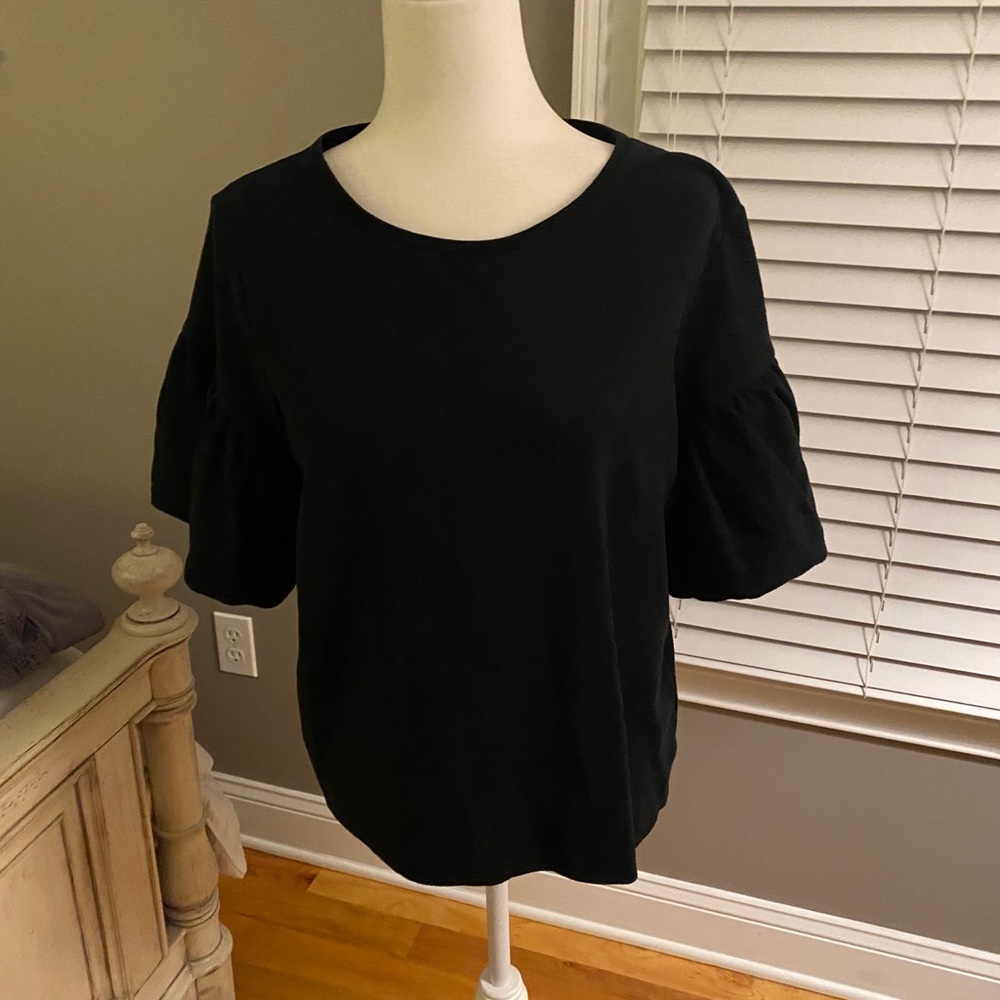 EXPRESS pretty black blouse. Size L